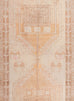 Charlize Cream and Peach Medallion Washable Runner Rug