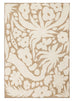 Cheska Beige Cream Indoor Outdoor Washable Rug