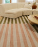 Chisa Green and Pink Washable Rug