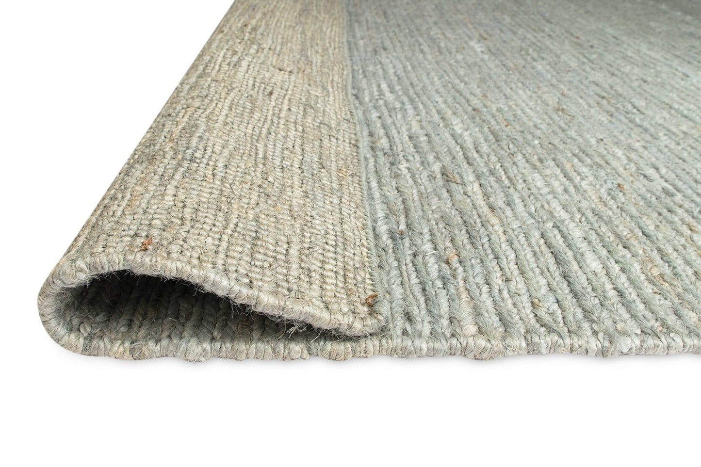 Clover Brown And Green Braided Jute Runner Rug