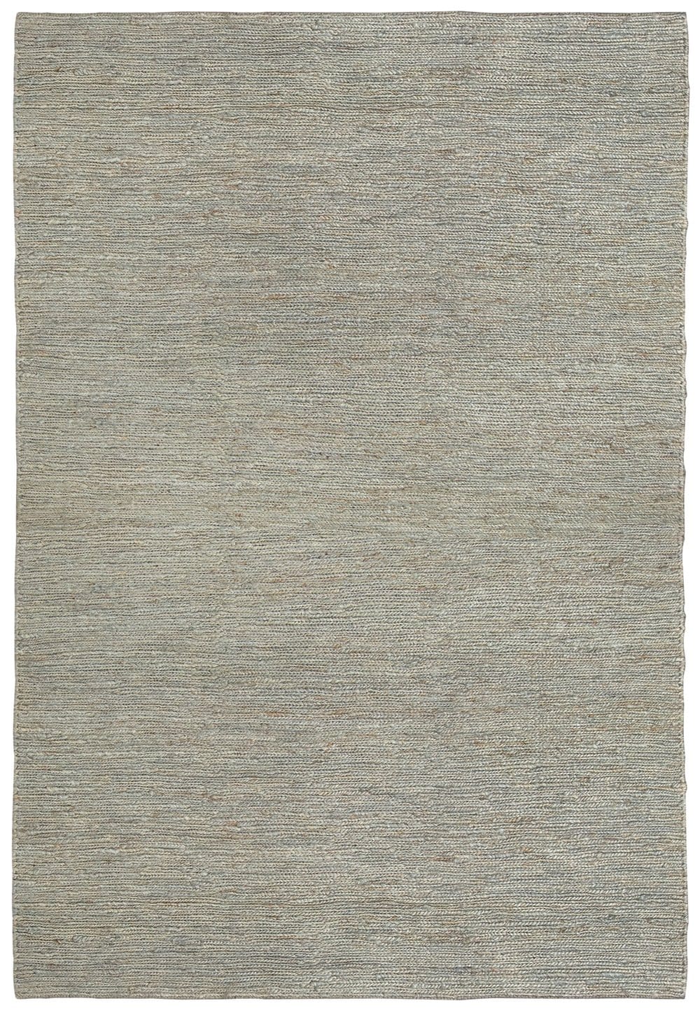 Clover Brown And Green Braided Jute Rug
