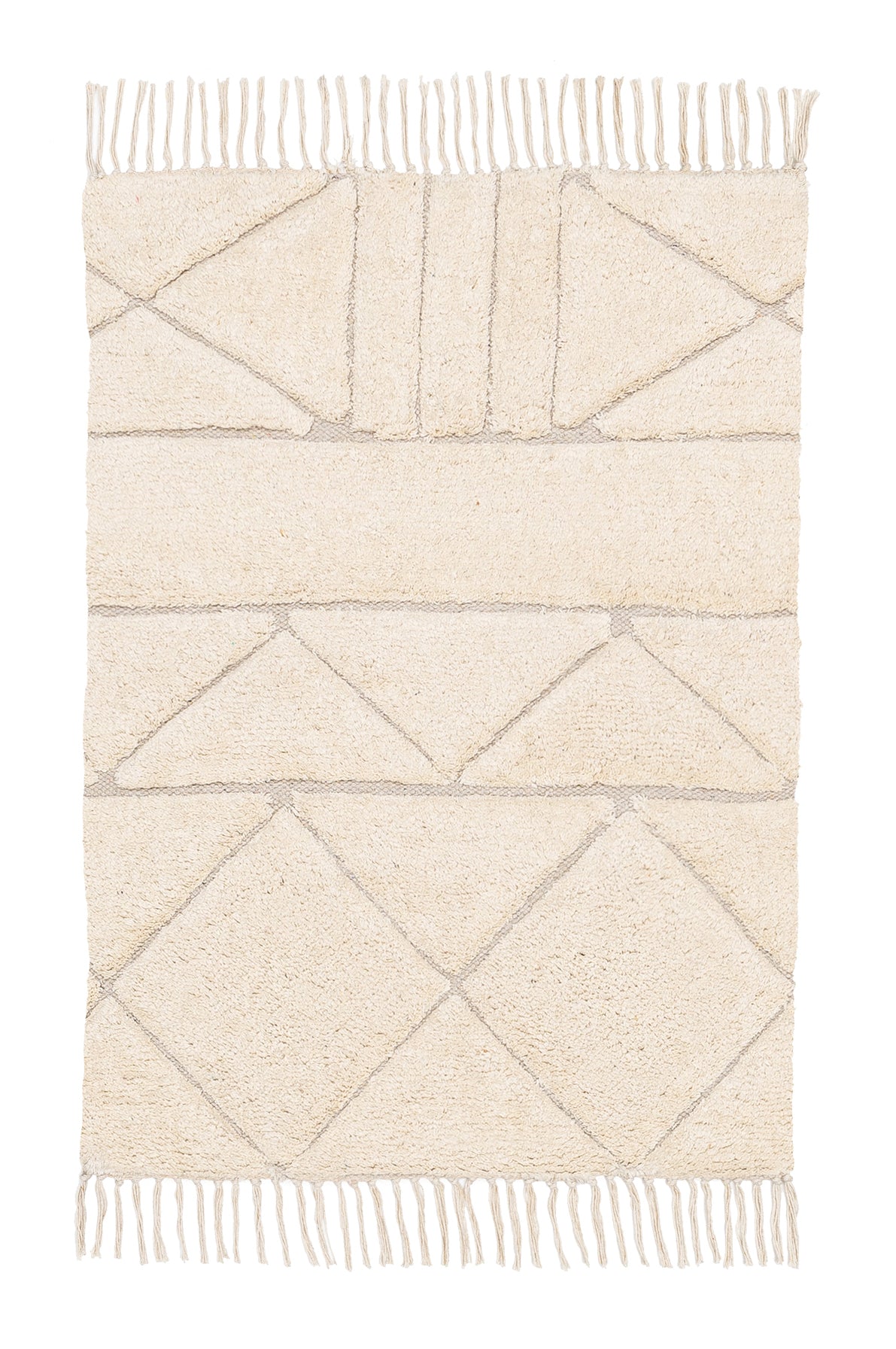 Coco Ivory Tribal Washable Bath Mat