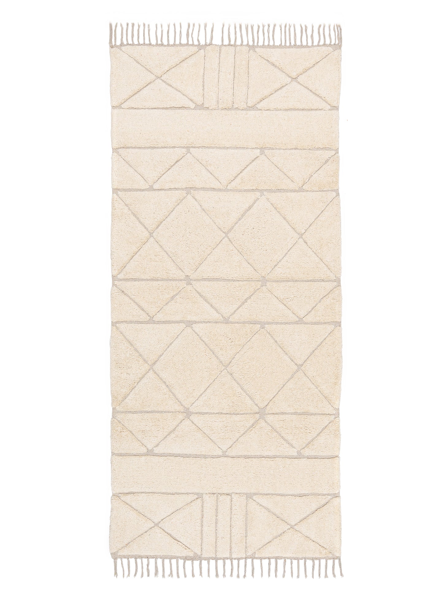 Coco Ivory Tribal Washable Bath Mat