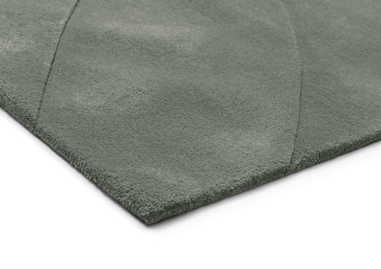 Colandria Seagrass Carved Wool Rug