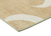 Copata Beige Cream Moon Washable Rug