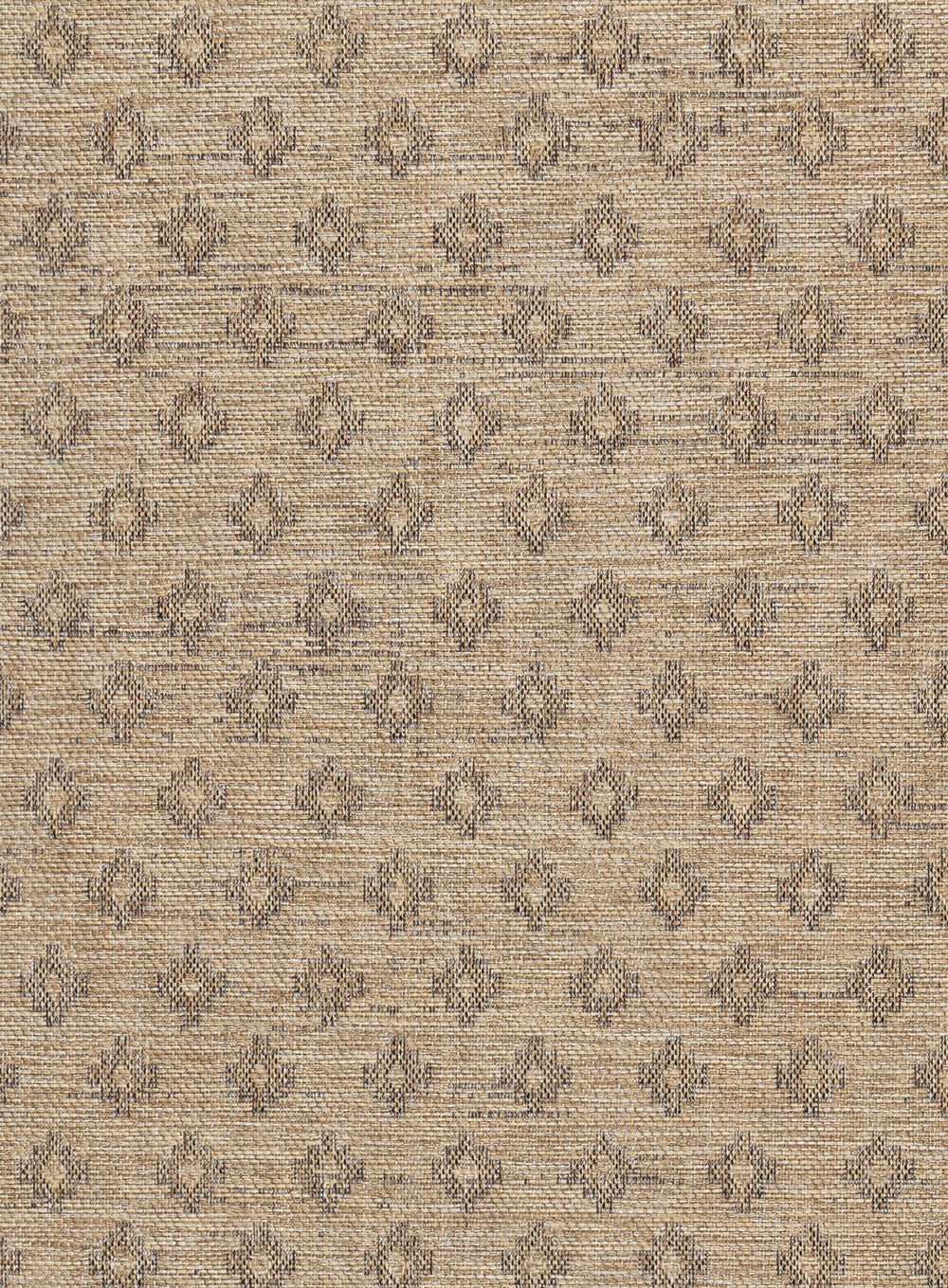 Cove Sand Nude and Ash Medallion Indoor Outdoor Rug