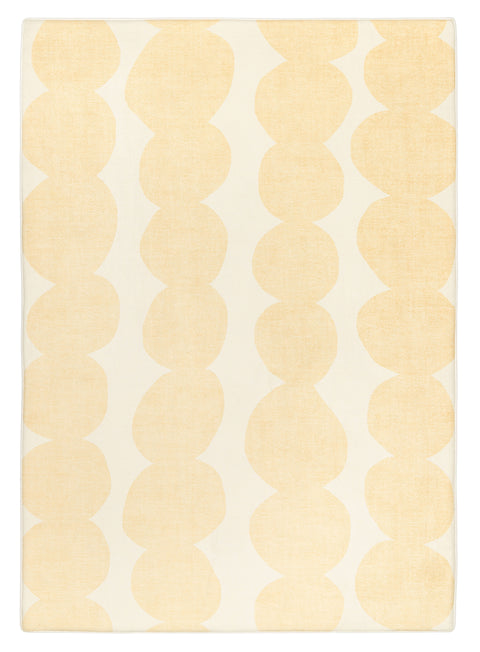 Cree Yellow and Beige Abstract Rollie Pollie Playmat