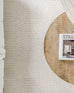 Cualli Ivory Cream Textured Rug