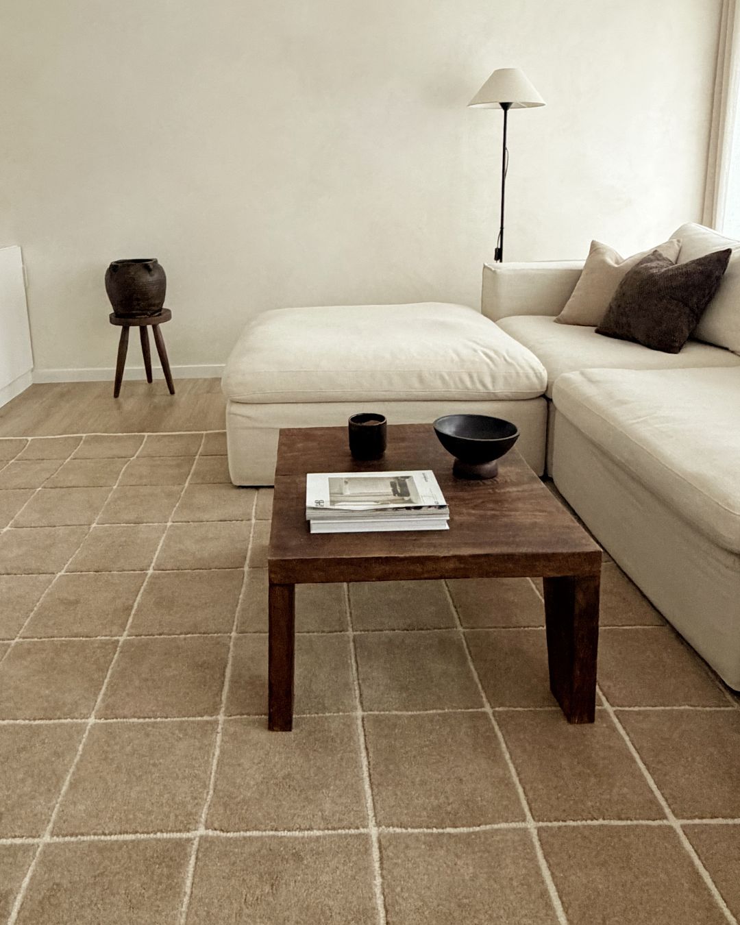 Danica Hand Tufted Brown Rug