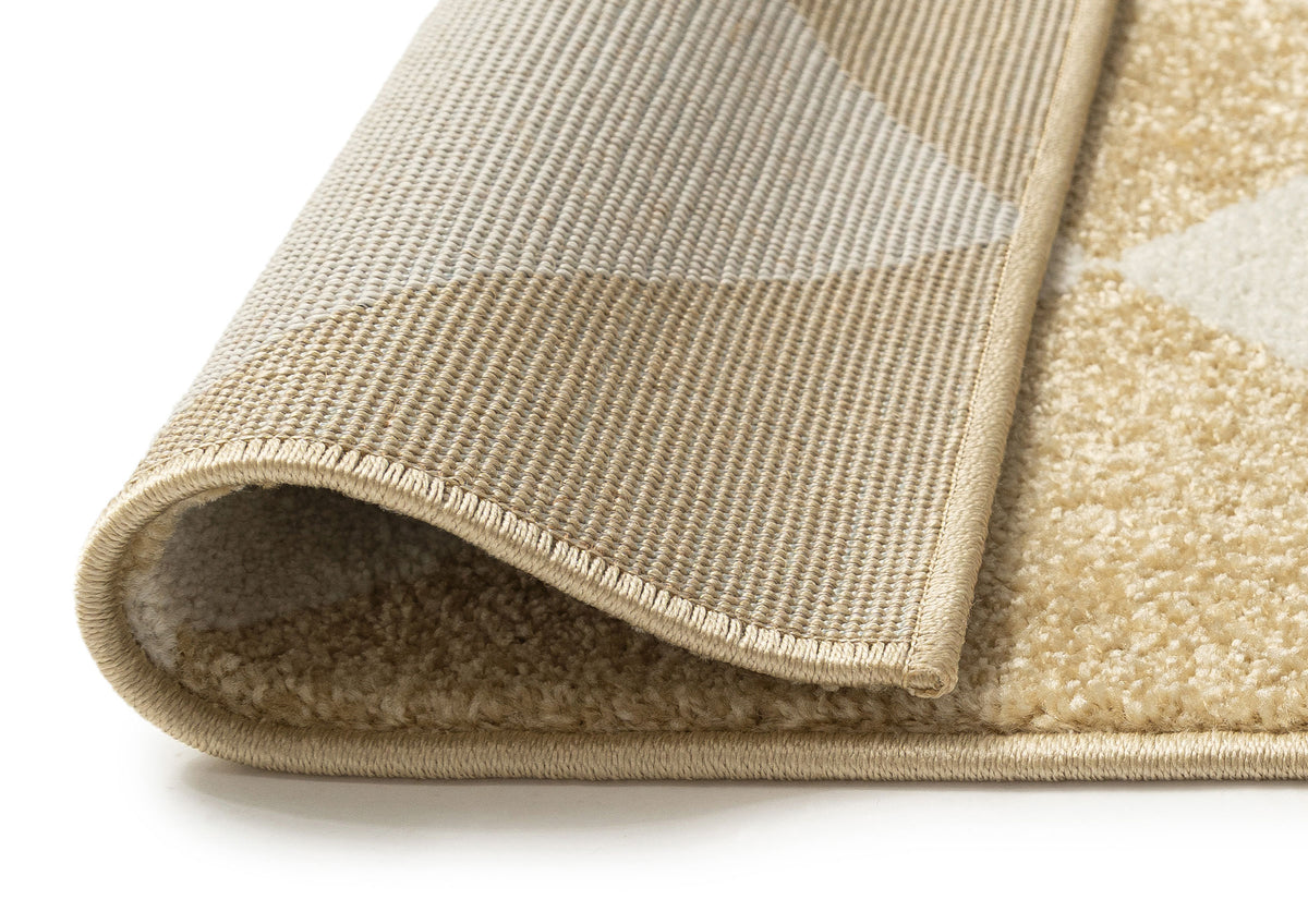 Dominique Yellow Harlequin Rug