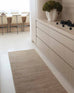 Dune Natural Beige Woven Indoor Outdoor Runner Rug