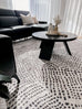 Eddie Charcoal Grey Abstract Tribal Pattern Washable Rug