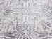 Elania Grey and Blue Traditional Distressed Medallion Rug