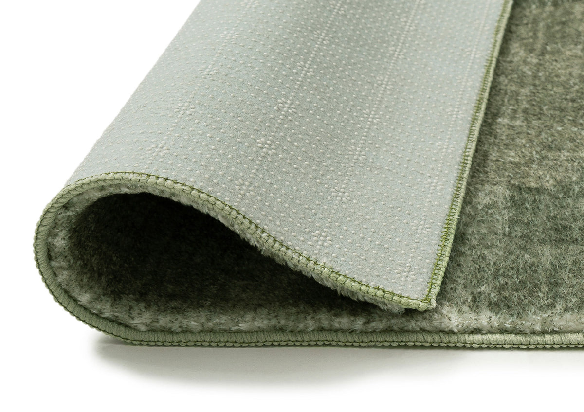Elena Green Minimal Washable Rug