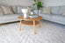 Elle Ivory Cream Diamond Tribal Textured Rug