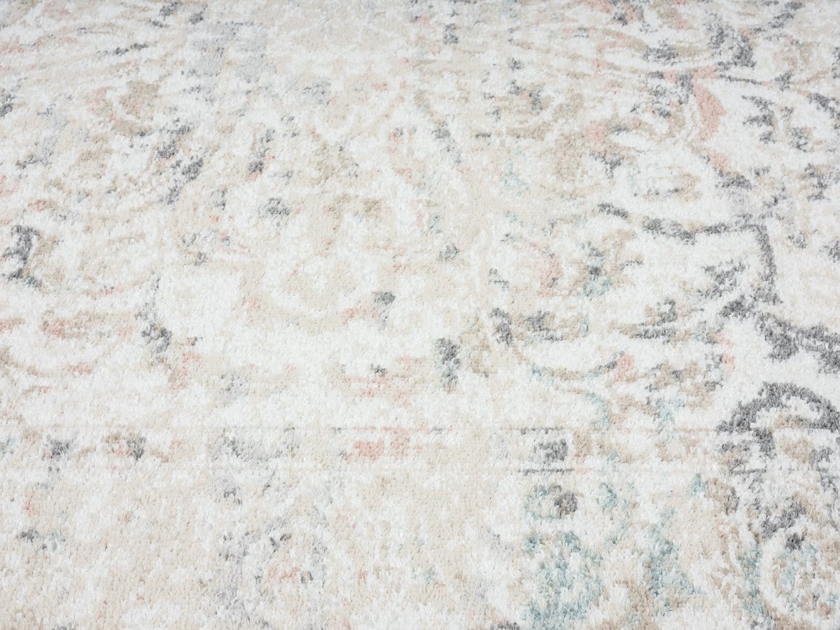 Elouise Cream And Grey Multi-Colour Traditional Floral Rug