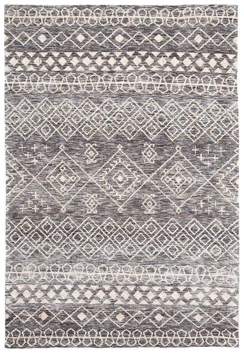Emery Charcoal And Ivory Rug *NO RETURNS UNLESS FAULTY