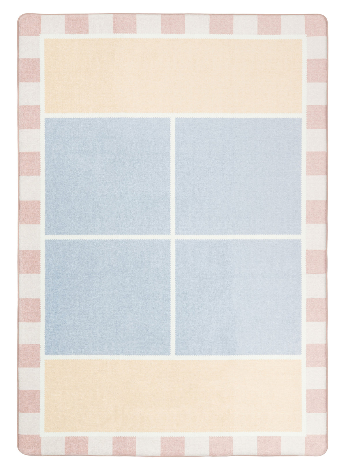Emma Pink and Yellow Tennis Court Playmat