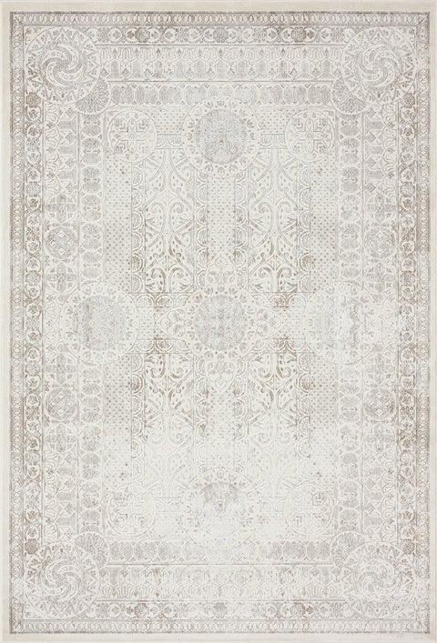 Esmeray Ivory And Grey Traditional Distressed Rug*NO RETURNS UNLESS FAULTY