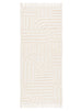 Etta Ivory Geometric Washable Bath Mat