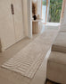 Etta Ivory Geometric Washable Runner Rug