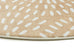 Eula Beige and Light Beige Abstract Rollie Pollie Round Playmat