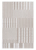 Faina Beige and Ivory Abstract Indoor Outdoor Rug