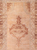 Feliza Cream and Rust Medallion Washable Runner Rug