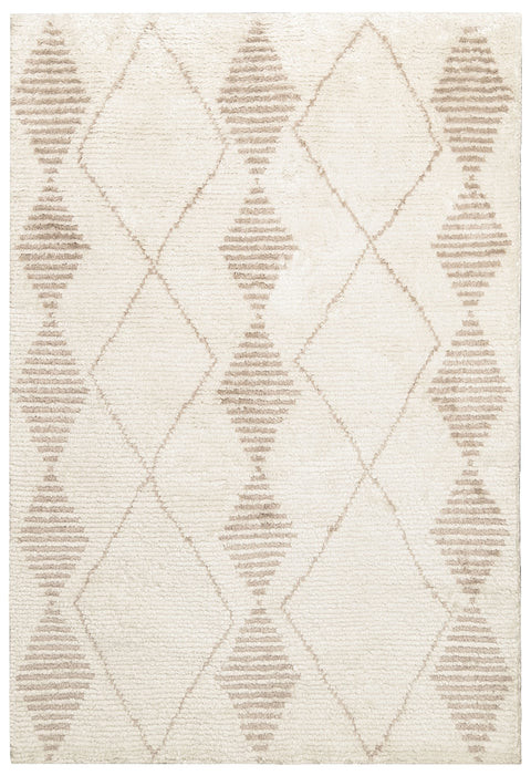 Frankie Ivory and Beige Tribal PET Rug *NO RETURNS UNLESS FAULTY