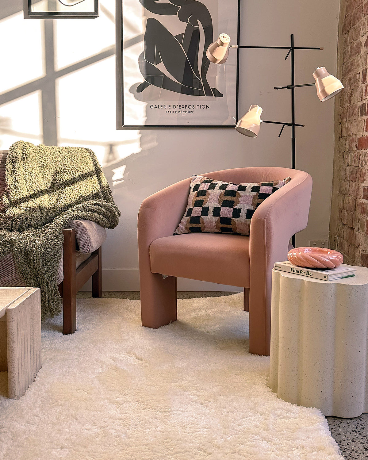 Gabbi Rugs Gabbi Cream Shag Rug