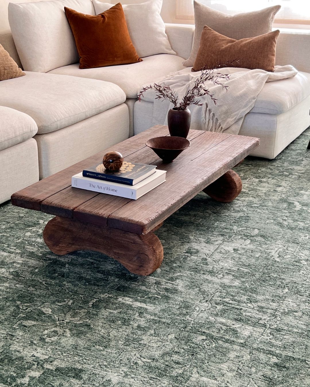 Gaia Tonal Forest Green Rug