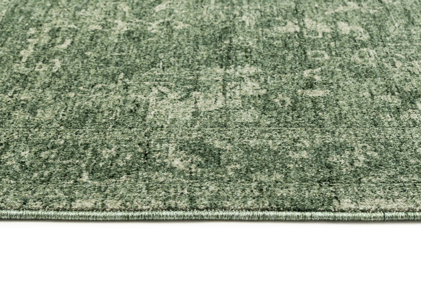 Gaia Tonal Green Runner Rug