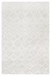 Gia Ivory Diamond Tribal PET Shag Rug