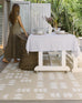 Gianna Beige Ivory Indoor Outdoor Washable Rug