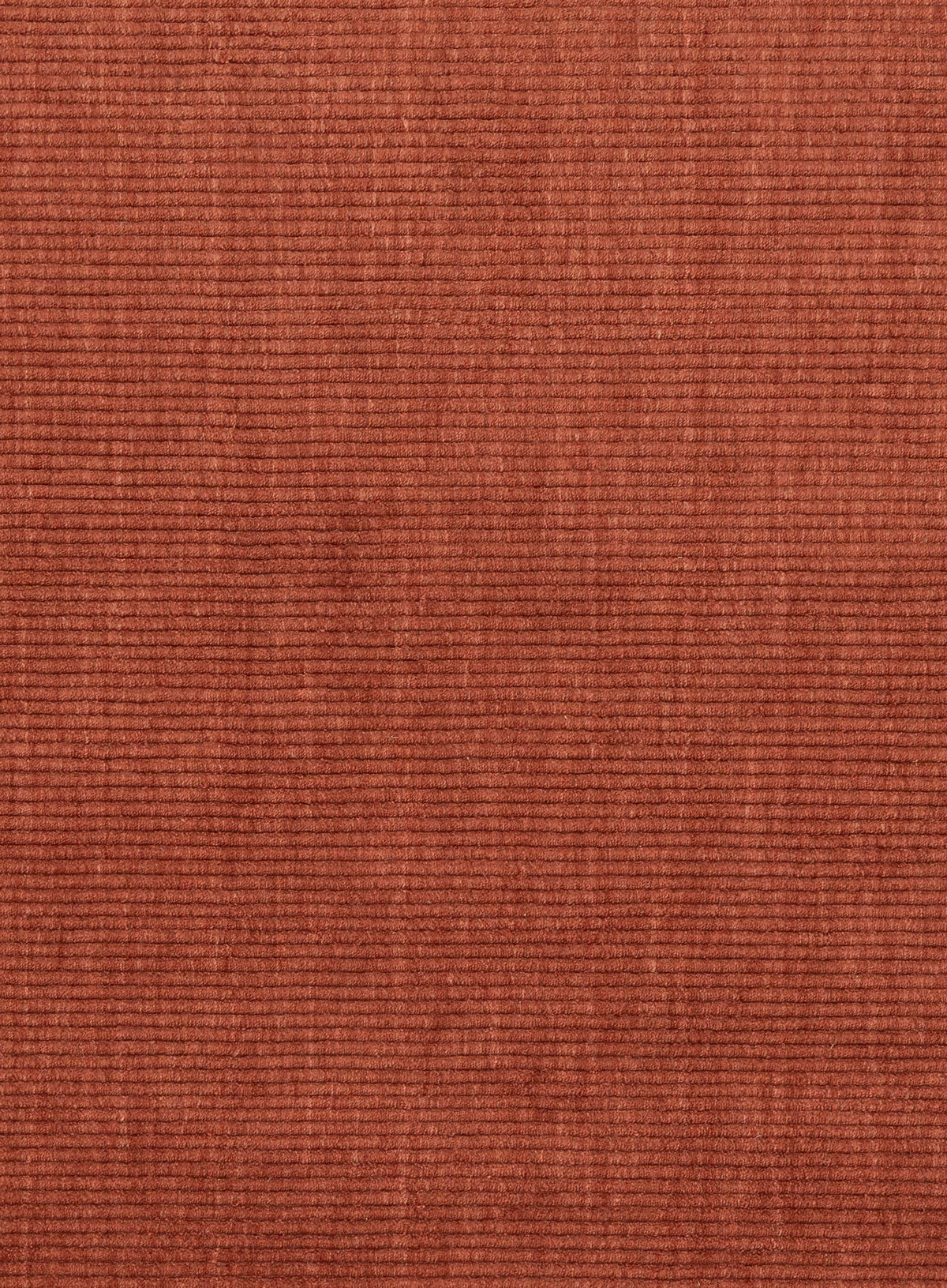 Glorese Terracotta Cut Pile Wool Rug