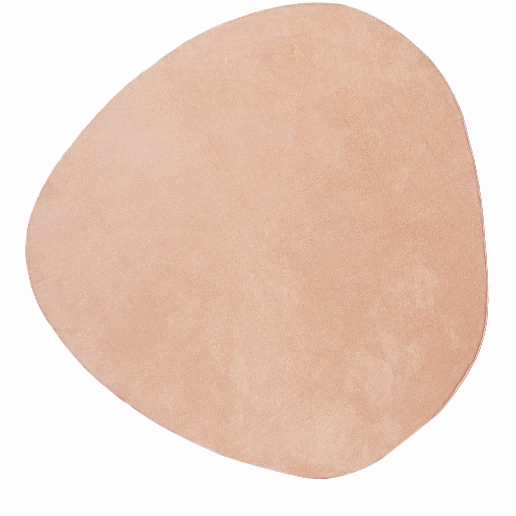 Golea Dark Beige Irregular Shape Washable Rug