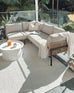 Greta Ivory Indoor Outdoor PET Rug