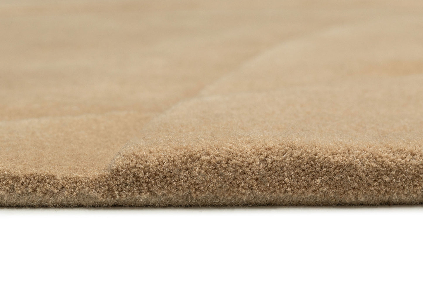 Guelmin Rugby Tan Carved Wool Rug