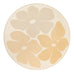 Gwen Yellow Flowers Rollie Pollie Round Playmat