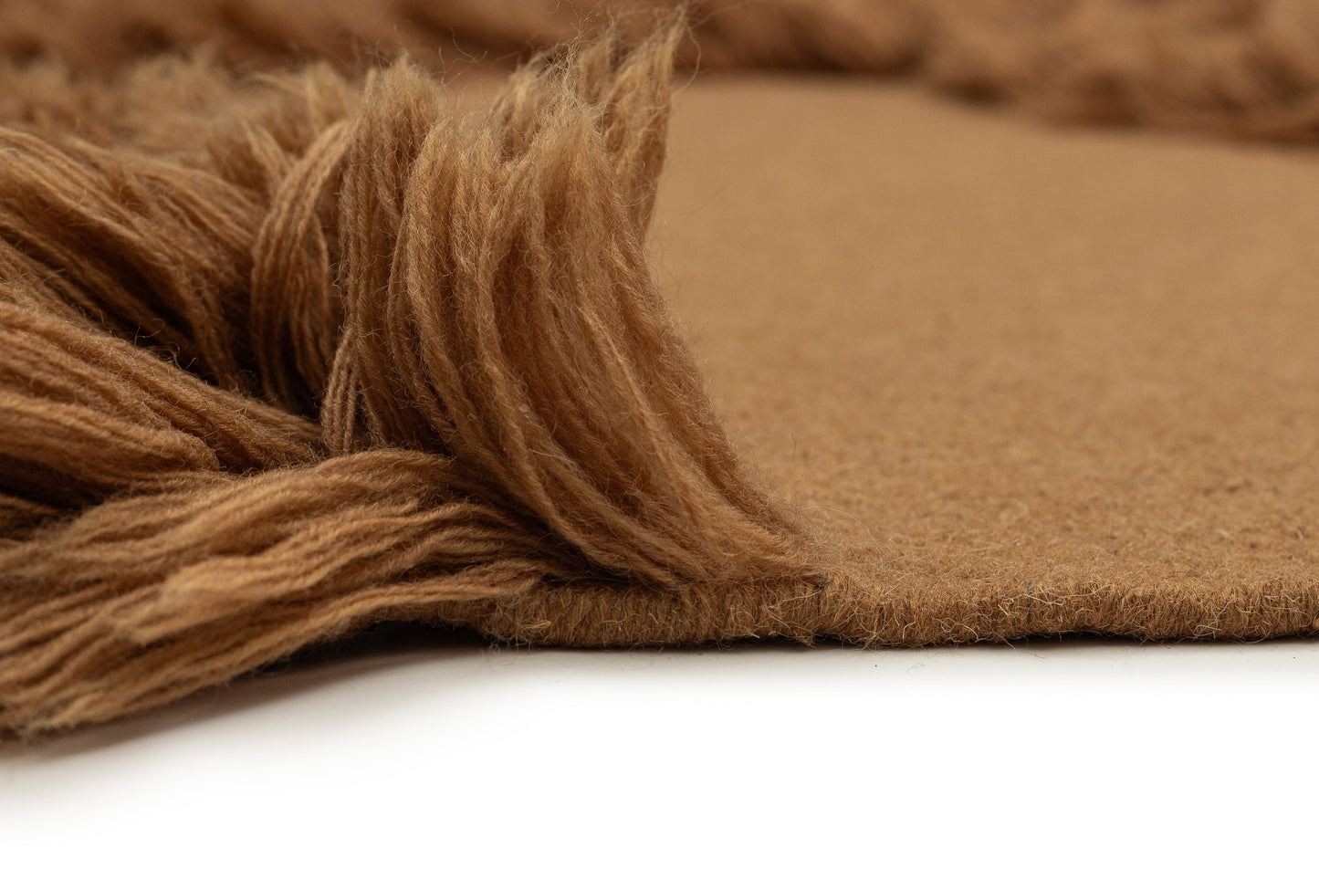 Hayden Mocha Shag Wool Rug