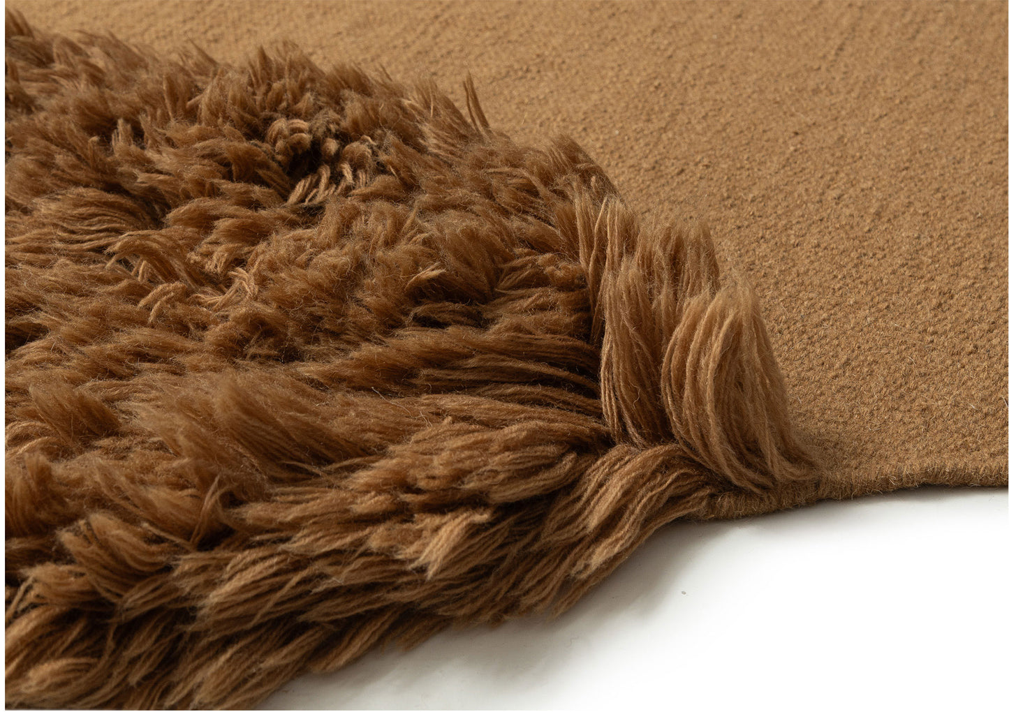 Hayden Mocha Shag Wool Rug