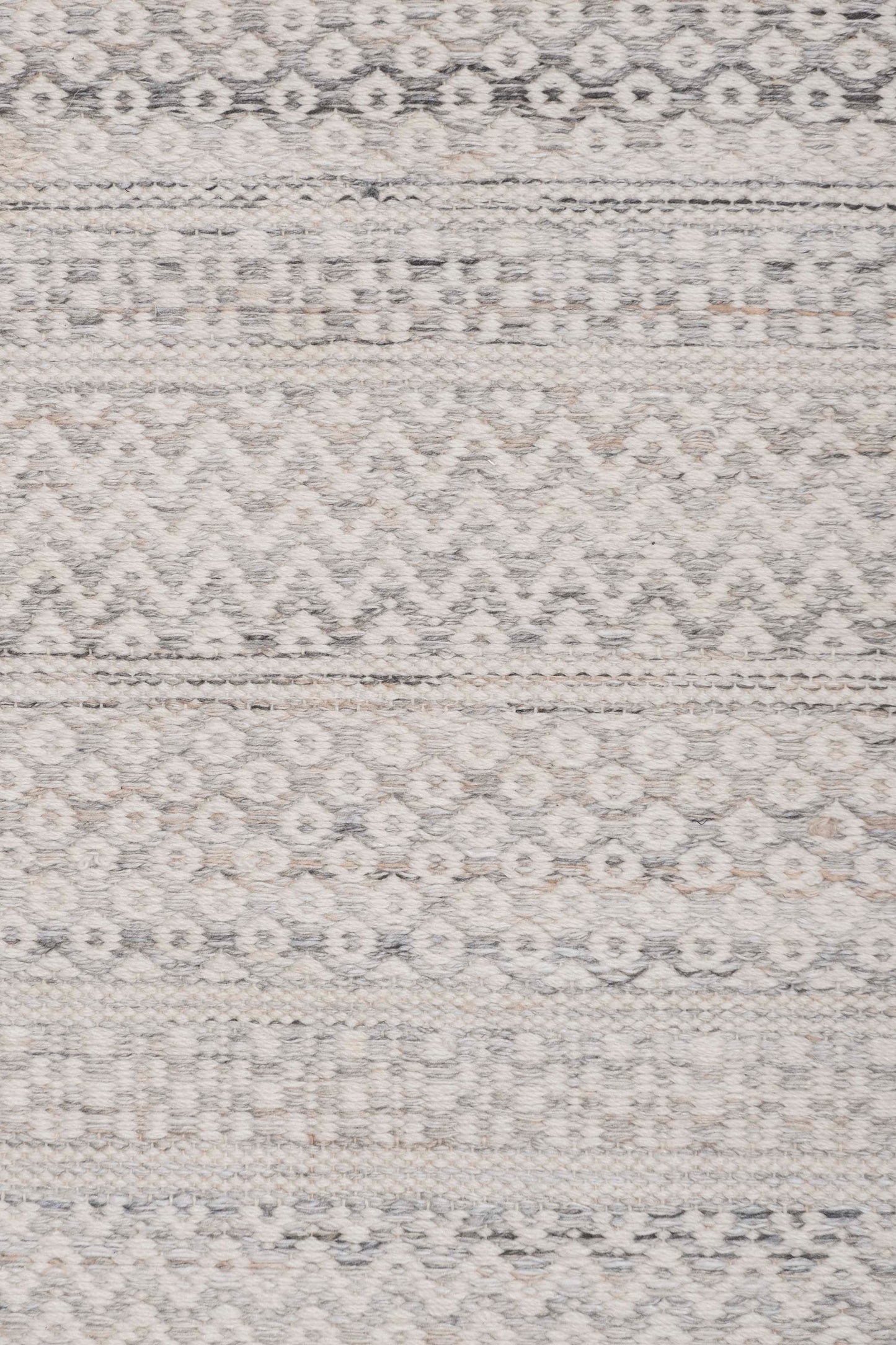 Hazel Cream and Grey Indoor Outdoor P.E.T Rug