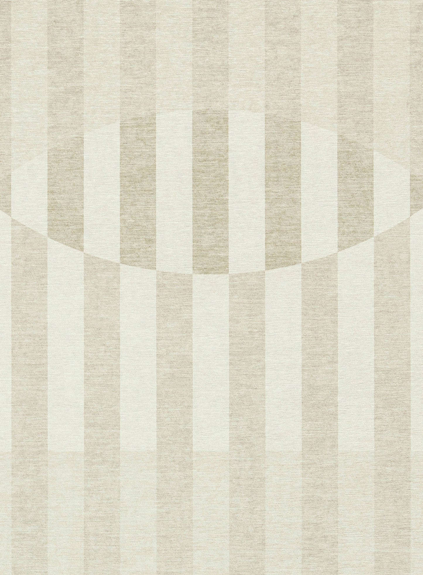 Icarus Soft Sand and Warm Taupe Abstract Circle Indoor Outdoor Rug