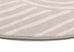 Idra Neutral Abstract Rollie Pollie Round Playmat