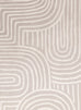 Idra Neutral Abstract Rollie Pollie Round Playmat