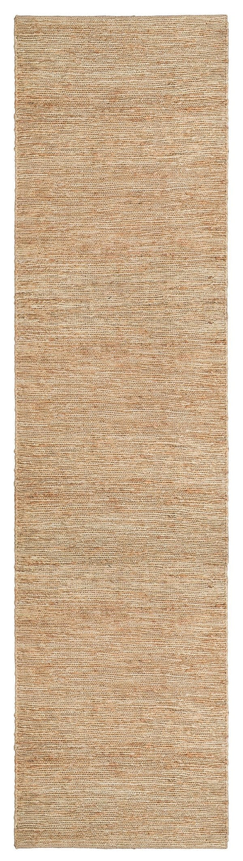 Raven Natural Tan Braided Jute Runner Rug