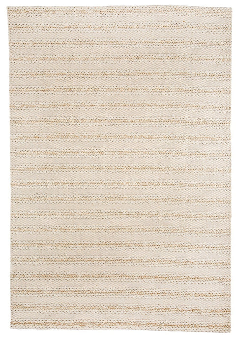 Isabella Marbled Ivory and Beige Braided Rug