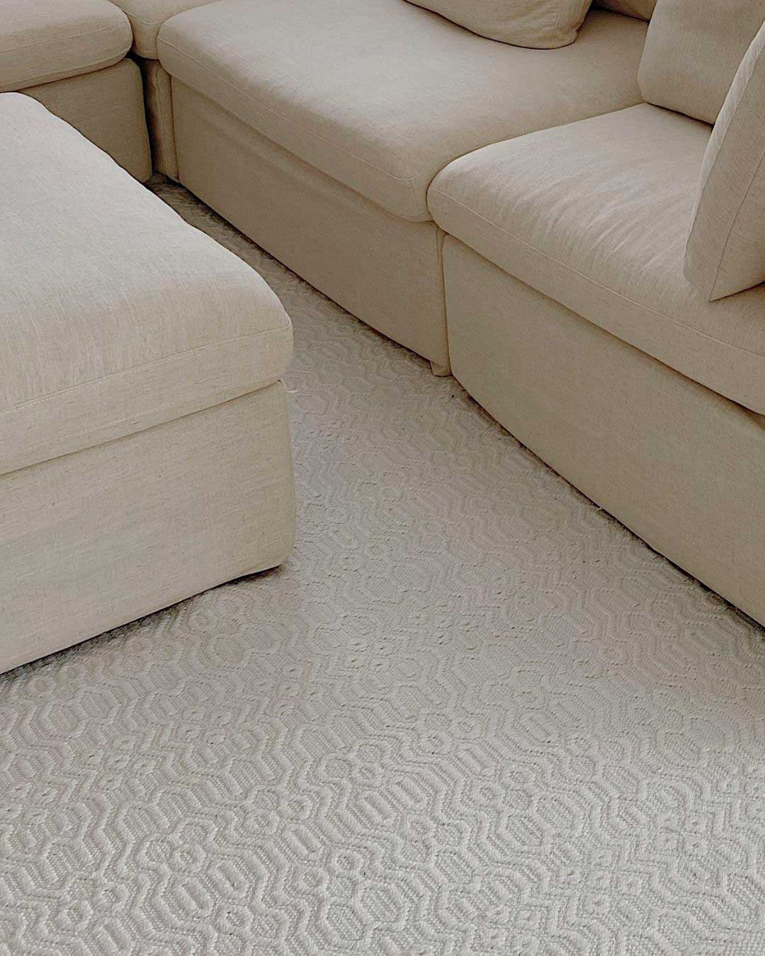 Ivy Ivory Indoor Outdoor P.E.T Rug