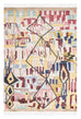 Izzie Red Yellow and Blue Abstract Tribal Indoor Outdoor Rug *NO RETURNS UNLESS FAULTY