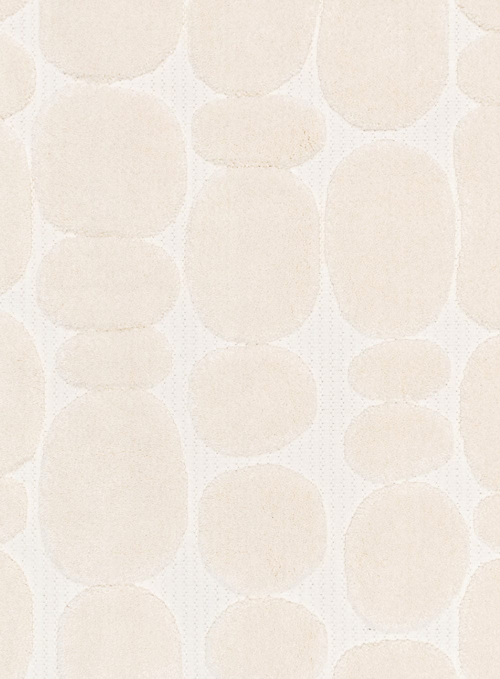 Jacinta Ivory Abstract Round Rug